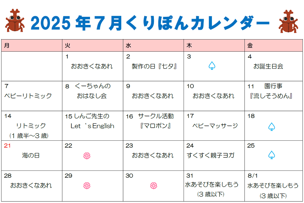 先月の暮らしから